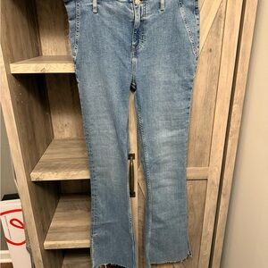 We The Free Hayley Flare Jeans slit leg Size 30
